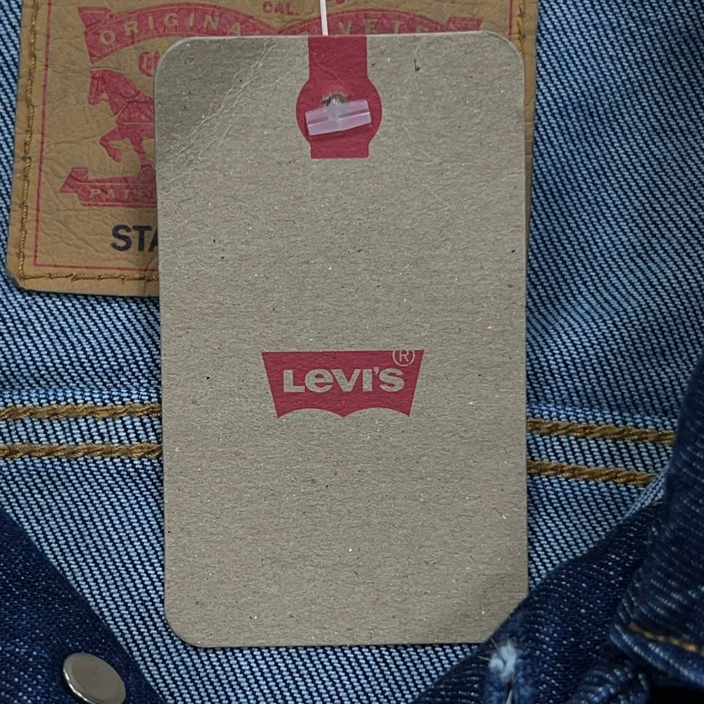 NEW Levi's Jean Jacket Men's XL Blue Denim Trucker Type 3 Outdoor Workwear - Picture 9 of 15